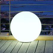 Bola Branca Luminosa com ficha - Ø 40 cm